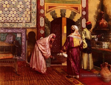 Der Hammam Araber Maler Rudolf Ernst Ölgemälde
